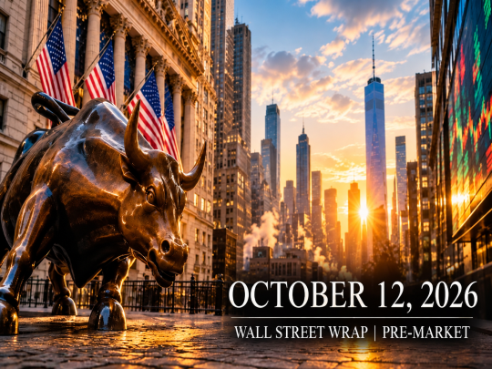Wall Street Wrap: Pre-Market, October 12, 2026